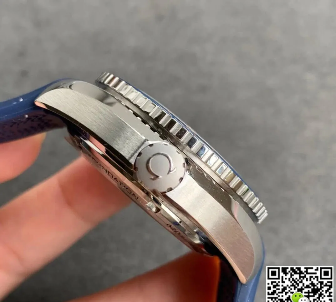 Omega Seamaster 232.32.44.22.03.001 VS Factory 1:1 Best Edition Replica Watch Blue Strap